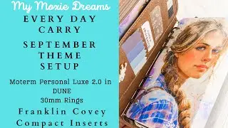 FC Compact SEPTEMBER Theme & Plan With Me | DUNE Moterm Personal Luxe 2.0 | FCC Inserts | #pwm