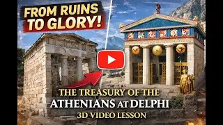THE TREASURY OF THE ATHENIANS, Delphi &ndash; Art History Video Lesson and 3D Reconstruction