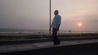 #sunset  Promenade, #Payambalam Beach, #kannur #beach #keralatourism #kerala #southindia #india