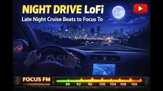 Night Drive LoFi | Late Night Cruise Beats to Focus To (Focus FM)