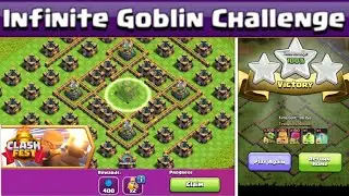 Infinite Goblin Challenge! Easy way to Complete Clash of clans new challenge #cocnewchallenge #coc