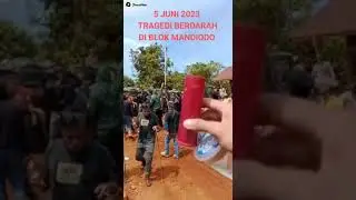 tragedi 5 juni 2023 di blok mandiodo..pemblokiran PT.antam