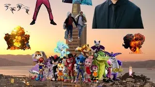 (Sonic and friends vs The Grand Tour crossover movie 2027) opening logos