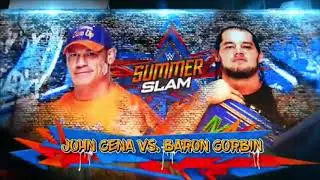 WWE SUMMERSLAM OFFICIAL PROMO:- JOHN CENA VS BARON CORBIN