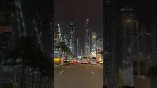 Dubai Marina night view