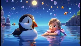 Five Little Puffins Counting Fish | Nursery Rhymes for Kids & Toddler Songs