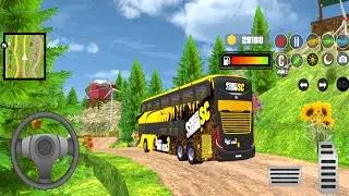 Offroad Coach Bus Driving - Village Road Bus Driving Offline | Public Transport Bus Simulator Games