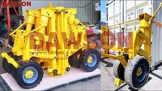 DAWSON Special Mobile Equipment Caster, Heavy Duty Special Mobile Equipment Container Caster
