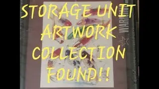Storage unit auction antique artwork collection found