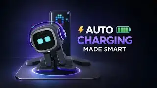 EMO ROBOT COMES HOME! Automatic Charging Feature in Action