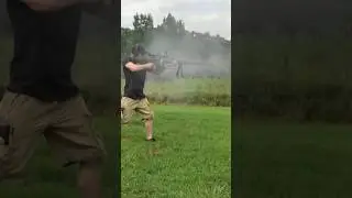 Full Auto Barret 50 Cal Breaks Arm