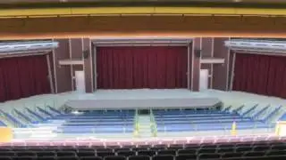 Motorized school stage curtains, motorized theater curtains