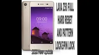 Lava z50 Unlock Pattern Lock& New Update 2020! Hard Reset Working 100% !New Esay Trick
