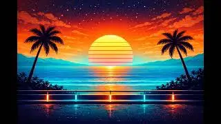 Electric Shoreline Dusk
