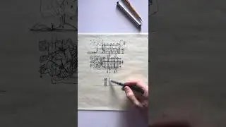 Sketching Architecture - Science Laboratories #art #architecturalsketching