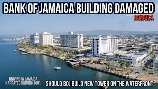 BOJ Building Damaged Downtown Kingston Jamaica