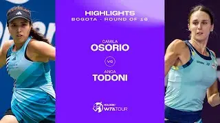 Camila Osorio vs. Anca Todoni | 2024 Bogota Round of 16 | WTA Match Highlights