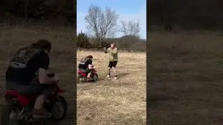 Don&rsquo;t try this at home. #shorts #short #flip #pitbike