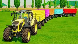 HARVESTING NEW GREEN BEAN WITH DEUTZ COLORED TRACTORS & HARVESTERS - Farming Simulator 25