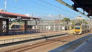 Morning trains and New announcements in Brisbane