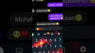 Tumse Mohabbat hai haan...messenger chat text lyrics...new xml file...alight motion edit...#alight