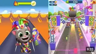 #My talking Tom run for collect the gold coins #