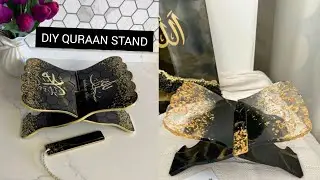 Handmade Resin Qur&rsquo;an Stand | Peaceful & Elegant Islamic Art Idea 💡 