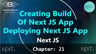 21 | How To Create A Build Of Next JS App | Deploying Next JS App | Next JS Tutorial (Hindi/Urdu)