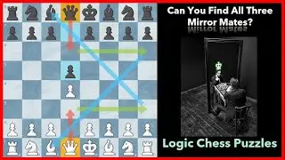 The 4 Move Mirror Checkmate ♕ Cool Chess Puzzles
