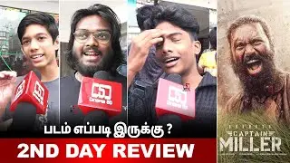 Captain Miller 2nd Day Public Review | Dhanush , Priyanka Mohan I Cinema5D