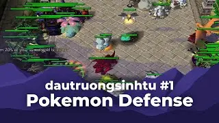 Pokemon Defense Final #1 - Get Top 2 With Simple Arrangement - MobaZ