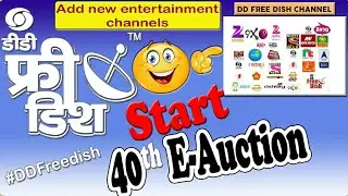 Breaking News DD Free Dish 40th E Auction Start.