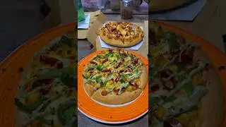 Pizza Hut 🍕 Awesome American Cheesy Pizza Vs Ultimate Tandoori Veggie Pizza 😍❤️ #shorts