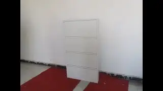 Four-Layer Shoe Cabinet Assembling Demonstration