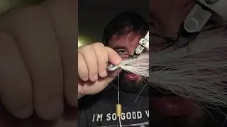 Tying a jig and  talking about  life 