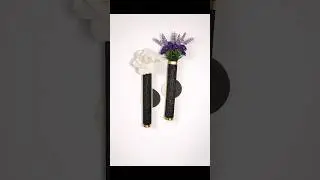&ldquo;Cardboard Wall Flower Vase | Easy DIY Home Decor with Colours&rdquo;#diy#shorts
