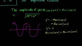 3.6 An amplitude formula