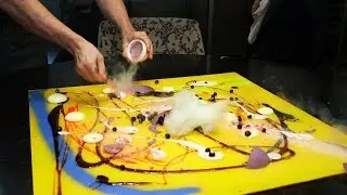 The best restaurant in America paints a dessert on your table &mdash; here's what it's likef