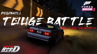 Forza Horizon 5 -Downhill Touge Battle RX-7 FC vs Evo 6