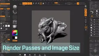 ZBrush Image Based Lighting: 005 Render Passes and Image Size