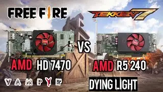 AMD HD 7470 1GB VS AMD R5 240 1GB | Who Is Good For Gaming