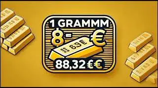 Goldpreis heute: Wie viel kostet 1 gramm gold in euro?