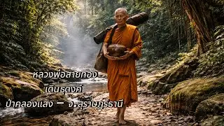  หลวงพ่อสายทอง เดินธุดงค์ ป่าคลองแสง – จ.สุราษฎร์ธานี