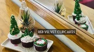 RED VELVET CUPCAKES | CHRISTMAS & COOKING BELLS |AUW CULINARY CHEF CLUB | ASIAN UNIVERSITY FOR WOMEN