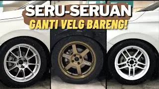 GANTI VELG BARENG DI ADS WHEELS | TC105N | TE37OG | RACING HART CP | VELG YG GA PERNAH SALAH!
