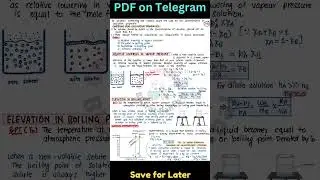 Class 12 Chemistry Solutions Notes by Bharat Panchal Sir