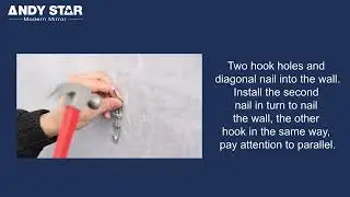 Mirror installation instructions |MOON MIRROR and ANDY STAR