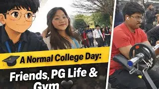 From College Fun to Gym Pump 💥 | Daily Routine Vlog | #collegevlog | #collegelife | #dailyvlog
