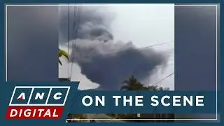 LOOK: Dark smoke seen over La Carlota City, Negros Occidental after Kanlaon eruption | ANC
