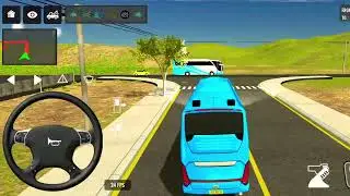 New bus driving 3d game 👍 New euro coach bus simulator || indian bus driving game #games #gameplay